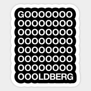 GOLDBERG Sticker